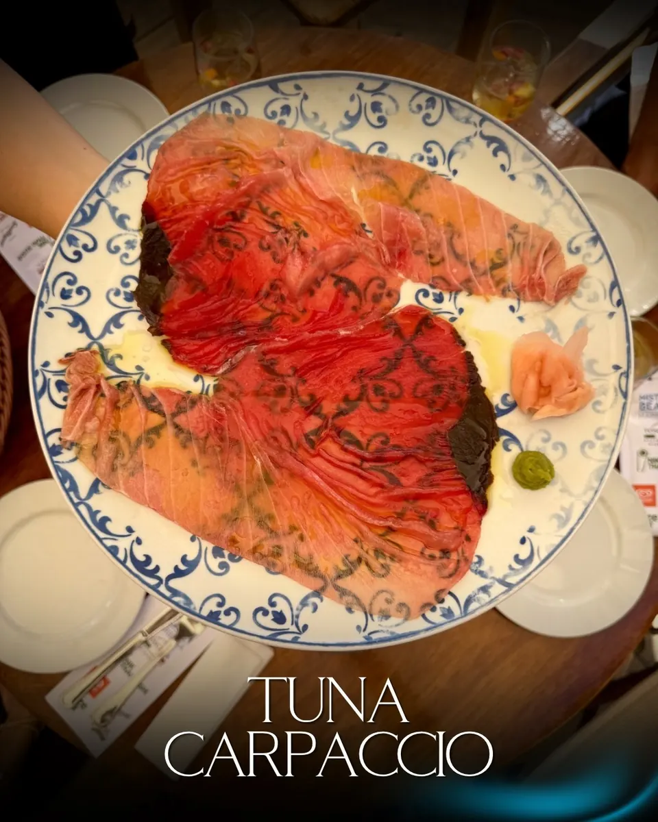 Carpaccio de atún